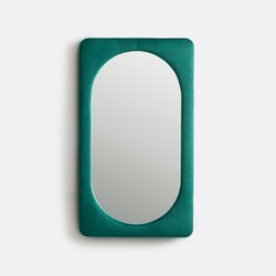 Espejo rectangular de terciopelo, 40x70 cm, Velveta