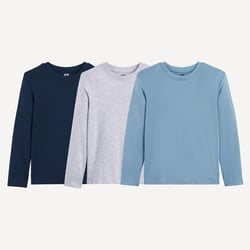Lote de 3 camisetas interiores manga larga