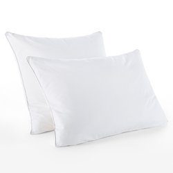 Suave almohada antiácaros con un 70% de plumón