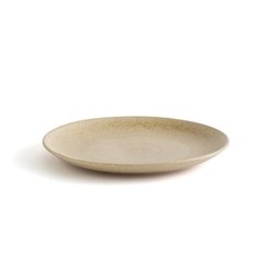 Lote de 4 platos de postre de gres esmaltado mate, Titus