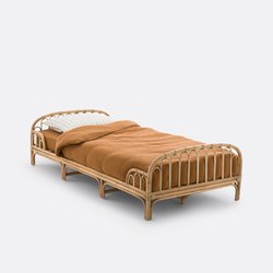 Cama infantil de ratán, Albin