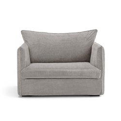 Sillón XL de terciopelo stonewashed, Neo Chiquito