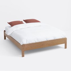 Cama de roble con somier, TALET