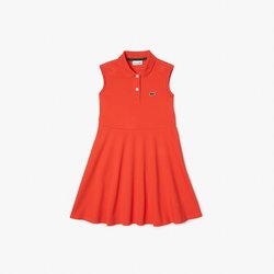 Vestido polo sin mangas falda evasé