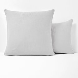 Funda de almohada infantil lisa de gasa de algodón, Kumla