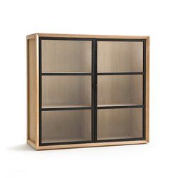 Vitrina de madera contrachapada de roble, Joaquin