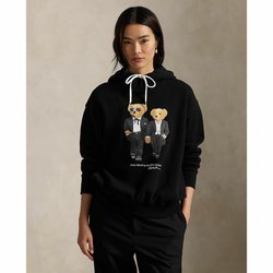 Sudadera con capucha con osito estampado