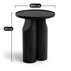 Mesa auxiliar de nogal macizo, Stigido