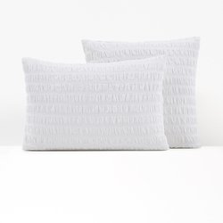 Funda de almohada de algodón, Seersucker