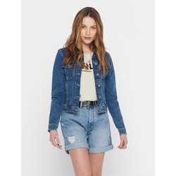 Chaqueta vaquera con corte recto