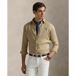 Camisa de lino Custom Fit