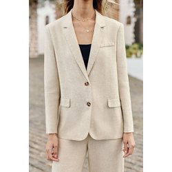 Chaqueta de traje de lino/algodón, VIDAL