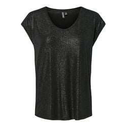Camiseta con finas rayas metalizadas