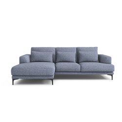 Sofá rinconero de tela estructurada, Marsile