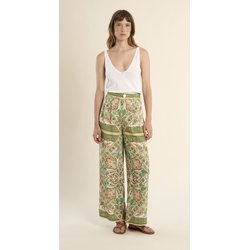 Pantalón ancho estampado