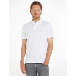 Polo recto stretch, cuello con 2 botones