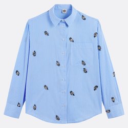 Camisa de algodón a rayas, Signature MARLÈNE