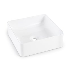 Lavabo cuadrado de cerámica Adles