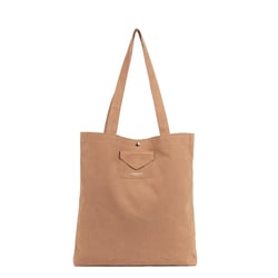 Bolso tote de hombro con botón de presión M, SUEDINE KBA