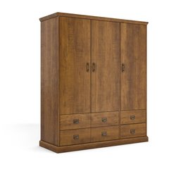 Armario con 3 puertas, 4 cajones y 2/3 colgador, Lindley