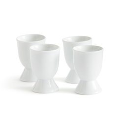 Lote de 4 hueveras de porcelana, Atola
