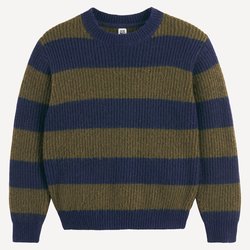 Jersey de cuello redondo de punto grueso