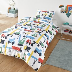 Conjunto funda nórdica microfibra reciclada, almohada rectangular
