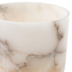 Jarrón de alabastro para velas, Albasti
