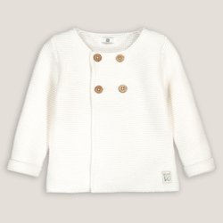 Chaqueta de punto sedoso de algodón orgánico