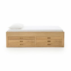 Cama plataforma de chapa de roble, Octavo