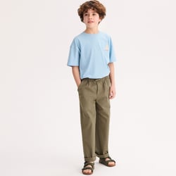 Pantalón chino, cintura elástica