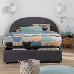 Cama con somier canapé abatible, Papilla