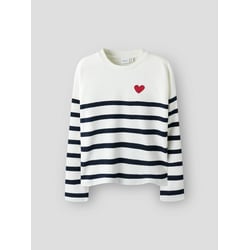 Jersey a rayas con corazón en el pecho