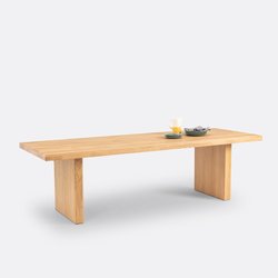 Mesa de comedor para 8/10 personas de roble macizo Vova
