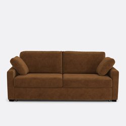 Sofá cama de terciopelo, espuma HR premium, Timor