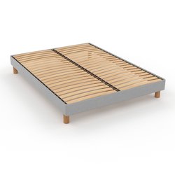Somier deco sin cubrir de 22 lamas flexibles