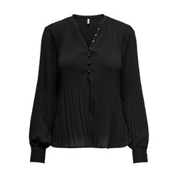 Blusa fluida plisada