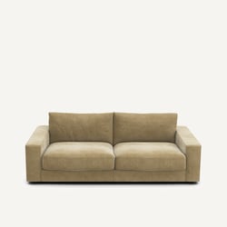 Sofá-cama de terciopelo lavado a la piedra, SKANDER