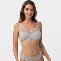 Bralette de modal en tono natural Hoya