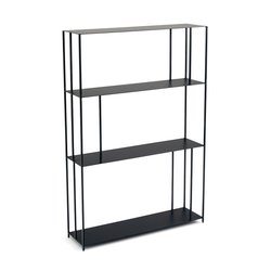 Librería de metal Al. 117 cm, Parallel XS slim
