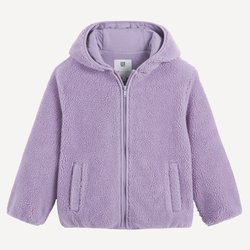 Chaleco con capucha de sherpa