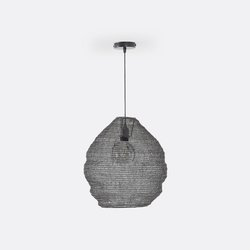 Lámpara colgante de malla metálica Ø40 cm, Mita