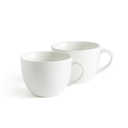 Juego de 2 cuencos de porcelana con asas, Ginny