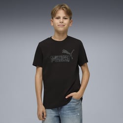 Camiseta de manga corta, con logotipo, estampado de camuflaje
