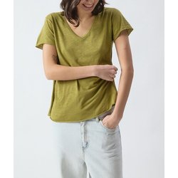 Camiseta de manga corta con cuello en pico, JACKSONVILLE