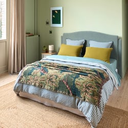 Colcha de jacquard con flecos, Leanore