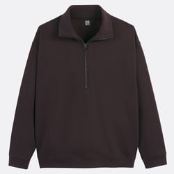 Sudadera con cuello alto con cremallera