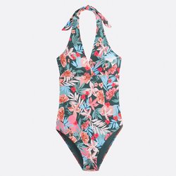Bañador estilo fular con estampado floral