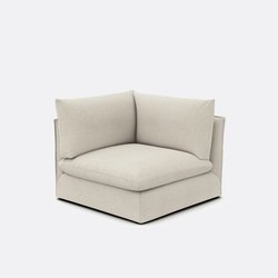 Sillón modular esquinero en poliéster, MALO