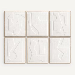 Juego de 6 marcos de papel en relieve, Hekatos